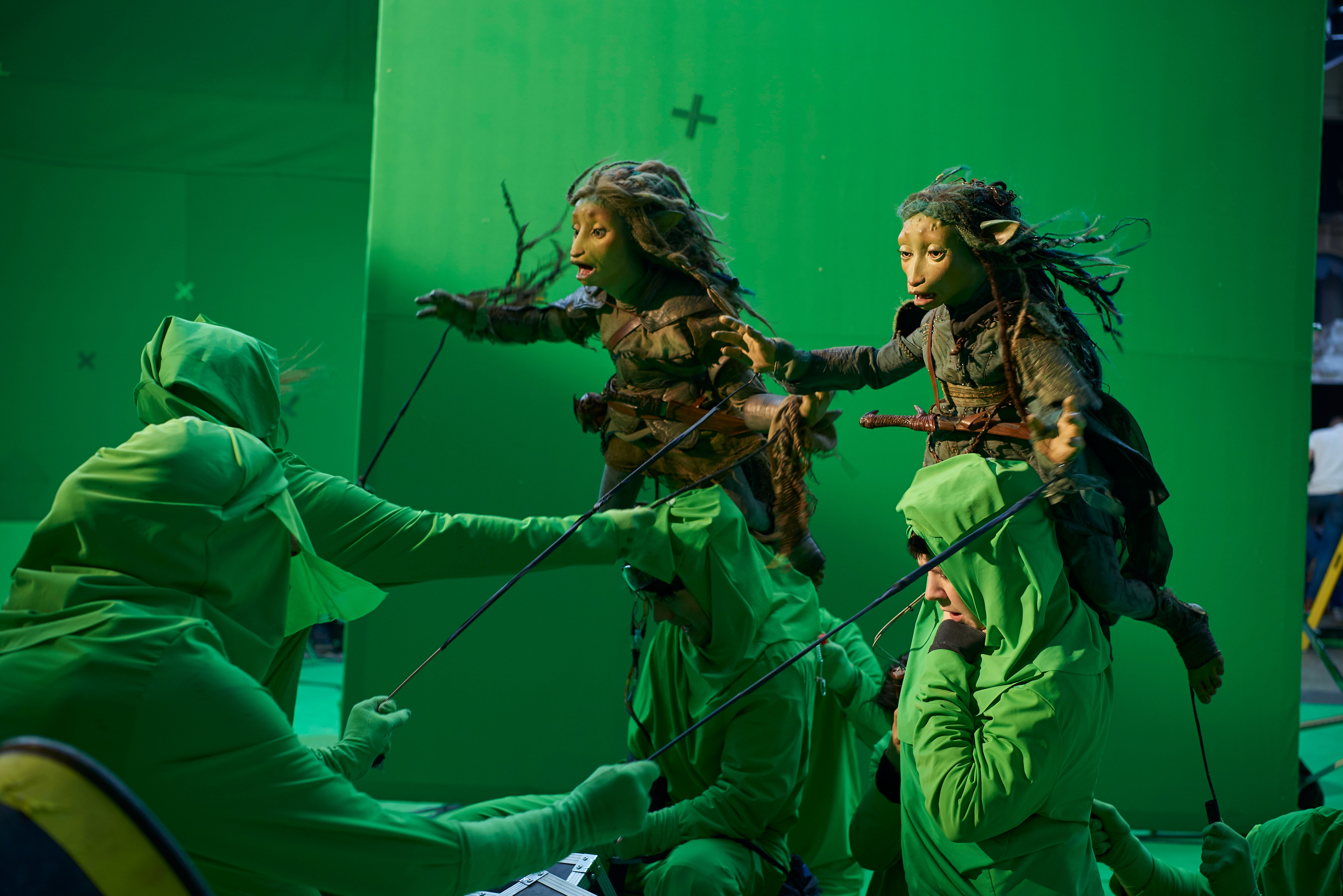 Behind the scenes on The Dark Crystal: Age of Resistance. Image courtesy The Jim Henson Company/Netflix.