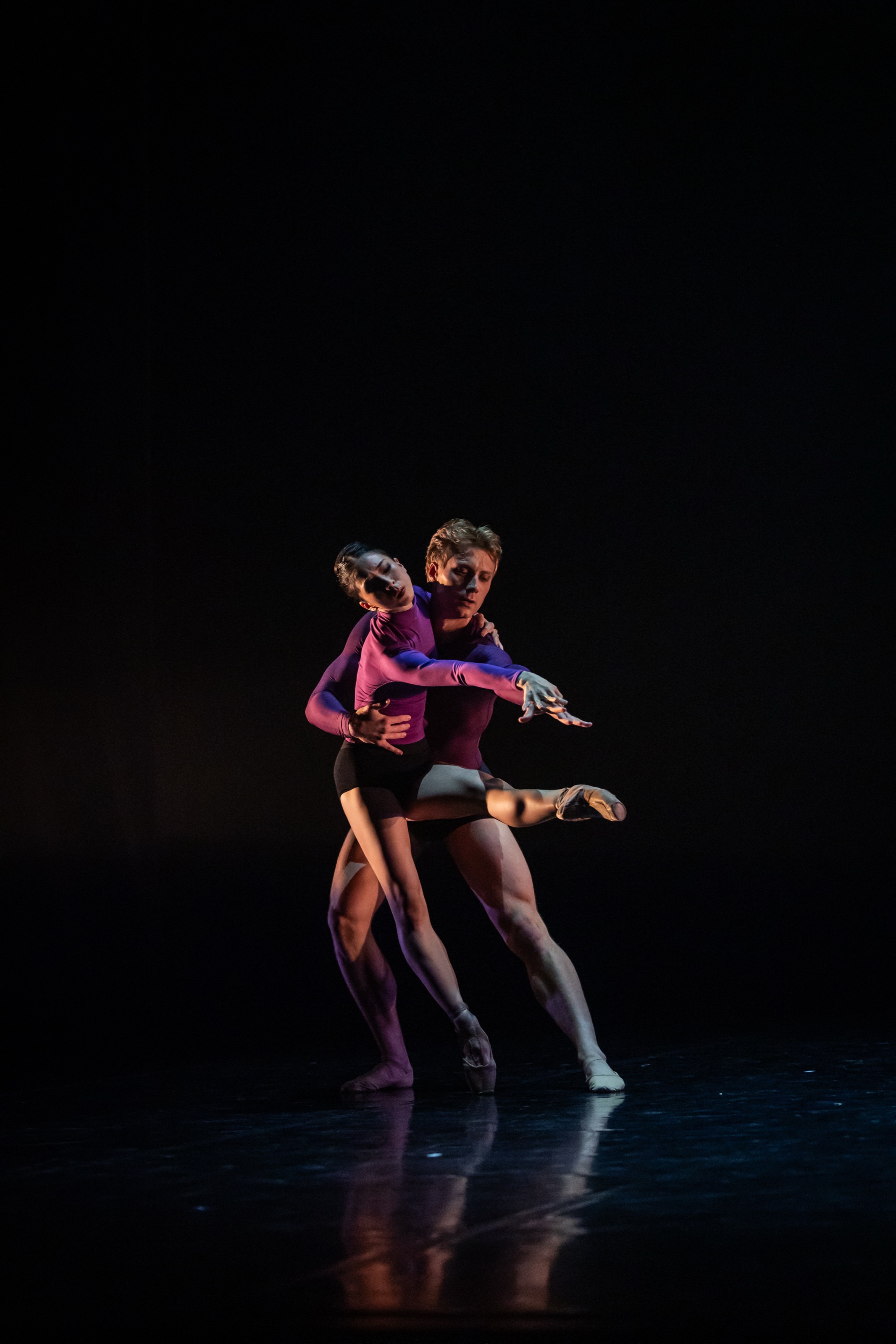 Neneka Yoshida and Edison Manuel in Between the Line — photo by David Kelly